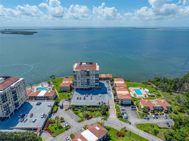 6372 Palma Del Mar Blvd S Unit 601, Saint Petersburg, FL 33715 - drone / aerial view of a large body of water