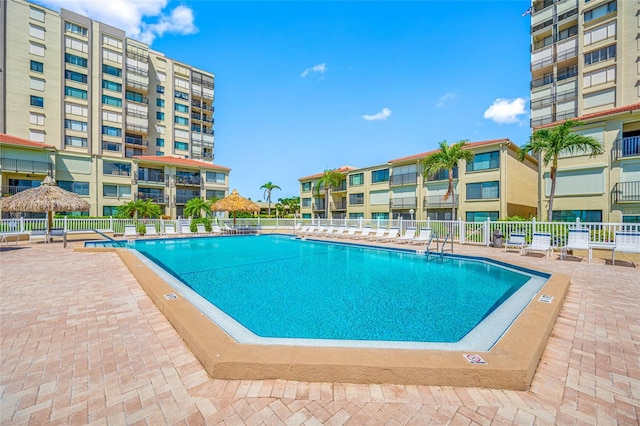 6372 Palma Del Mar Blvd S Unit 601, Saint Petersburg, FL 33715 - community pool with a patio