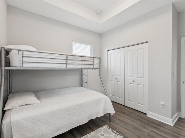2809 N 21st St, Tampa, FL 33605 - bedroom with wood finished floors and a closet