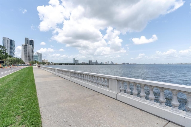 3412 W San Juan St Unit A, Tampa, FL 33629 - water view featuring skyline