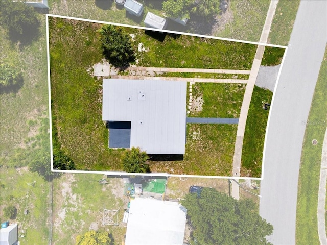 21536 Holdern Ave, Port Charlotte, FL 33952 - aerial view of property and surrounding area with property boundaries highlighted