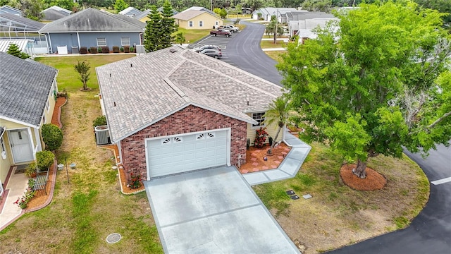 5755 Yorkshire Dr, Zephyrhills, FL 33542 - aerial perspective of suburban area