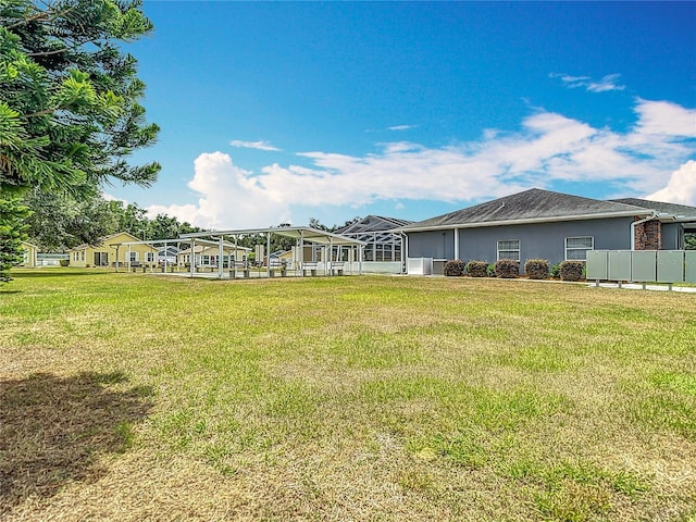 5755 Yorkshire Dr, Zephyrhills, FL 33542 - view of grassy yard
