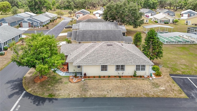 5755 Yorkshire Dr, Zephyrhills, FL 33542 - aerial perspective of suburban area