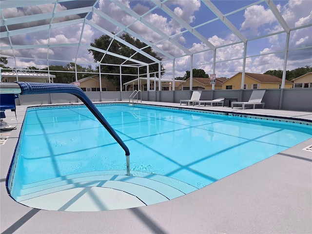 5755 Yorkshire Dr, Zephyrhills, FL 33542 - view of swimming pool with a patio area