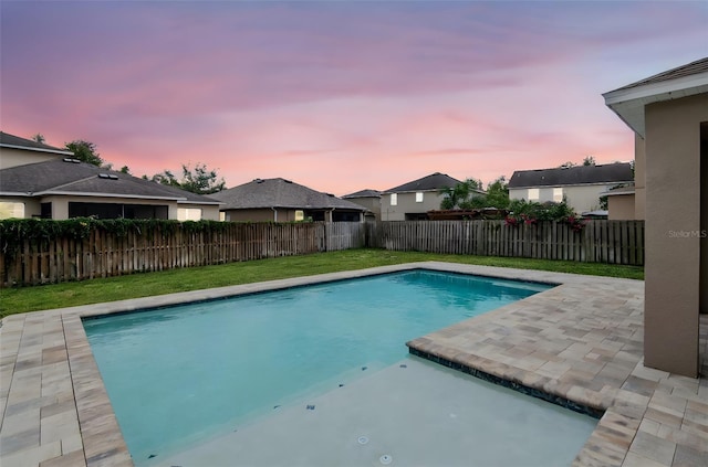 5916 Tulip Flower Dr, Riverview, FL 33578 - view of swimming pool featuring a patio and a fenced backyard