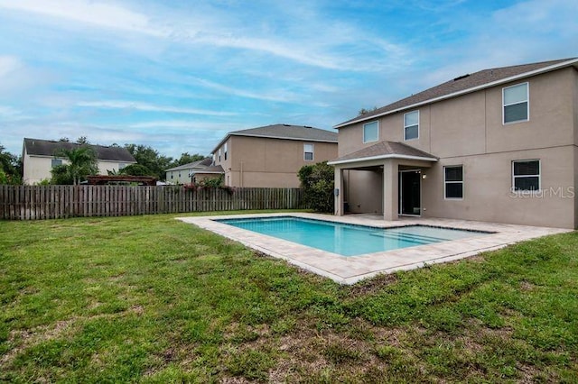 5916 Tulip Flower Dr, Riverview, FL 33578 - view of pool with a fenced backyard and a patio area