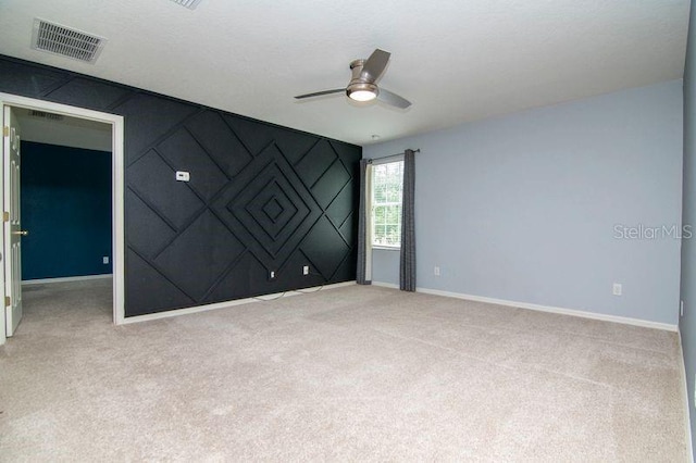 5916 Tulip Flower Dr, Riverview, FL 33578 - unfurnished room with carpet and a ceiling fan