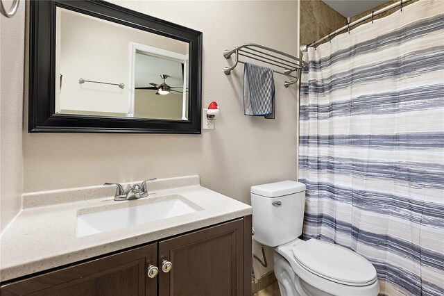 11029 Clay Pit Rd, Tampa, FL 33610 - bathroom with toilet, vanity, and curtained shower