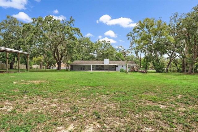 11029 Clay Pit Rd, Tampa, FL 33610 - view of yard
