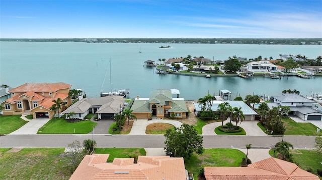 333 Midway Is, Clearwater Beach, FL 33767 - aerial view of residential area with a large body of water