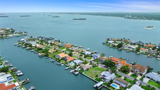 333 Midway Is, Clearwater Beach, FL 33767 - aerial view of residential area featuring a nearby body of water