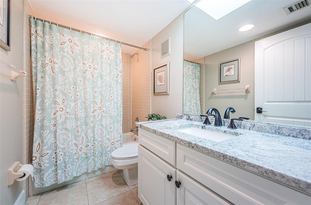 4450 Gulf Blvd Unit 110, St Pete Beach, FL 33706 - bathroom featuring vanity, shower / tub combo, and tile patterned flooring