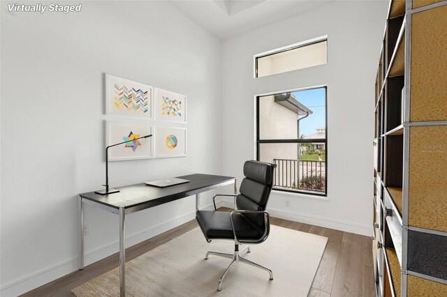 15218 Appleton Blvd, Port Charlotte, FL 33981 - office featuring wood finished floors and baseboards