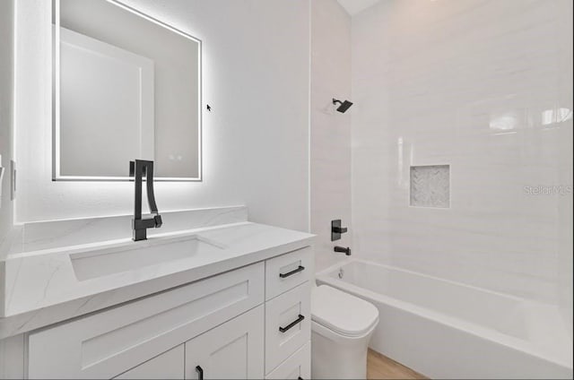 15218 Appleton Blvd, Port Charlotte, FL 33981 - bathroom featuring vanity and tub / shower combination