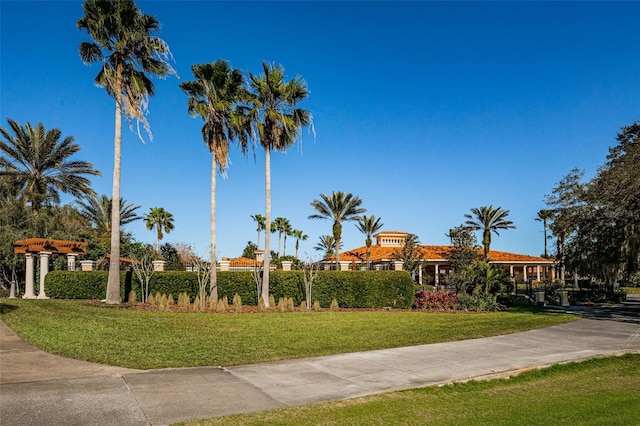 1012 Tuscany Dr, Trinity, FL 34655 - view of community featuring a lawn
