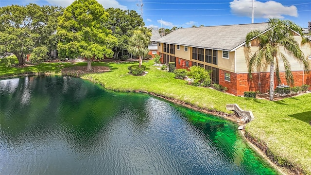 200 Country Club Dr Unit 202, Largo, FL 33771 - view from above of property with a nearby body of water
