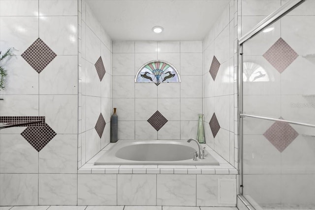 6051 65th Ave N, Pinellas Park, FL 33781 - full bathroom with tiled shower and a bath