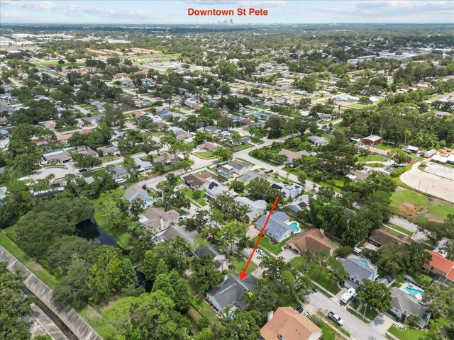 6051 65th Ave N, Pinellas Park, FL 33781 - aerial view of property and surrounding area
