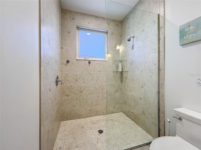 1204 Derby Ln, Sarasota, FL 34242 - bathroom with a tile shower and toilet