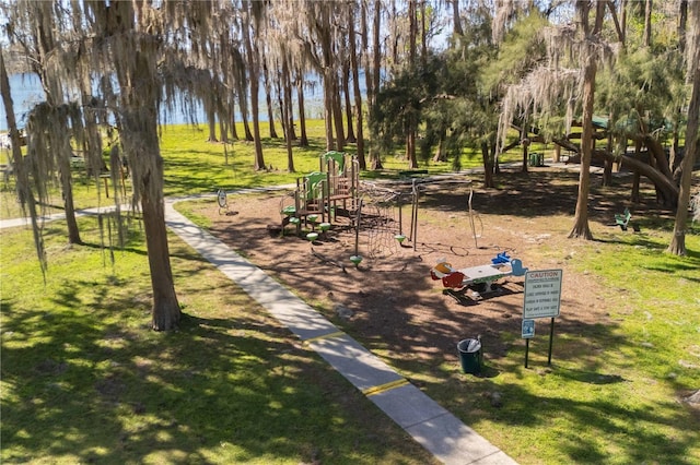 10219 Huntley St, New Port Richey, FL 34654 - view of community featuring a lawn