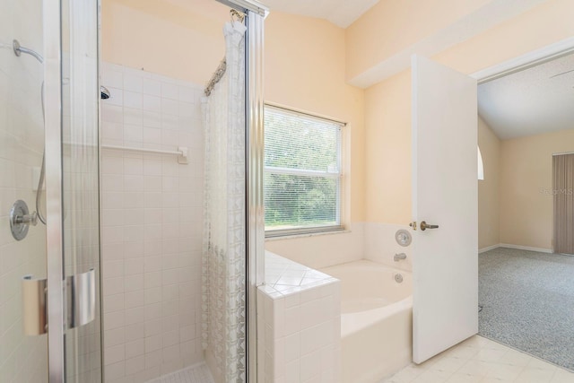 921 Linn Harbor Ct, Tarpon Springs, FL 34689 - bathroom with a stall shower and a garden tub