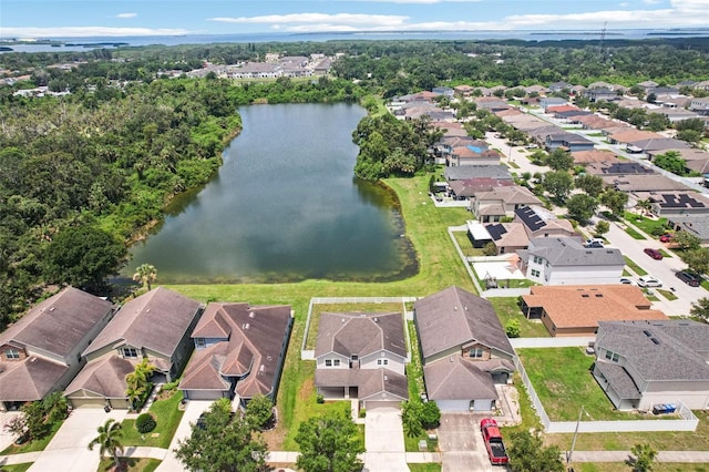 7509 Tangle Bend Dr, Gibsonton, FL 33534 - aerial view of residential area with a nearby body of water
