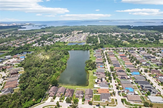 7509 Tangle Bend Dr, Gibsonton, FL 33534 - view of property location featuring a large body of water and nearby suburban area