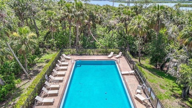 4567 Tuscan Loon Dr, Tampa, FL 33619 - community pool featuring stairway and a water view