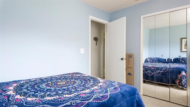1851 Bough Ave Unit A, Clearwater, FL 33760 - carpeted bedroom featuring a closet