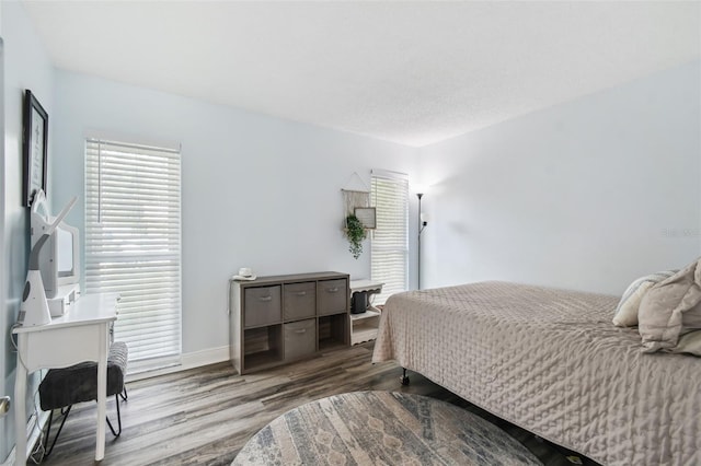 3628 Dellefield St, New Port Richey, FL 34655 - bedroom with wood finished floors and baseboards