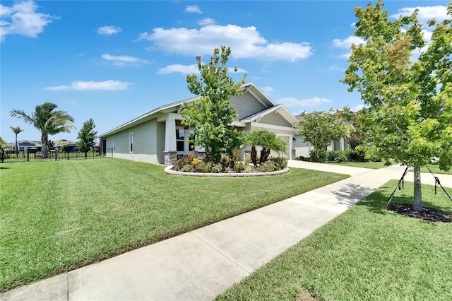 7116 Estero Ct, Apollo Beach, FL 33572 - view of yard with an attached garage and driveway
