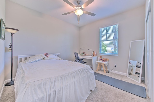 25200 Lambrusco Loop, Lutz, FL 33559 - bedroom featuring carpet floors and ceiling fan