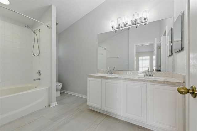 27563 Pleasure Ride Loop, Wesley Chapel, FL 33544 - full bath with tub / shower combination and double vanity