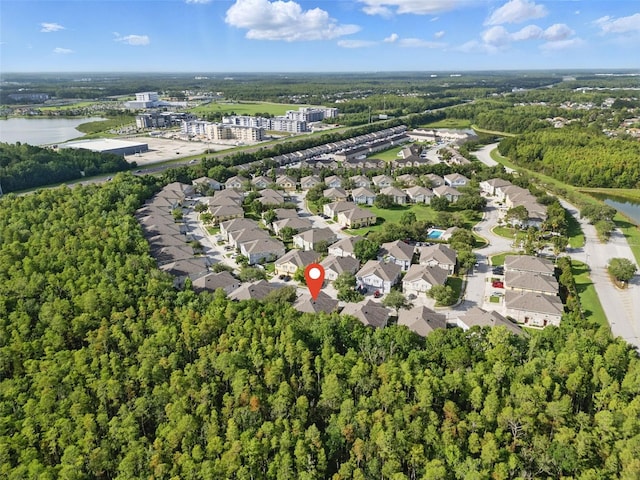 27563 Pleasure Ride Loop, Wesley Chapel, FL 33544 - view of property location featuring a large body of water and nearby suburban area