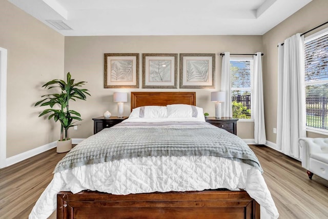 32624 Summerglade Dr, Wesley Chapel, FL 33545 - bedroom with wood finished floors and access to outside