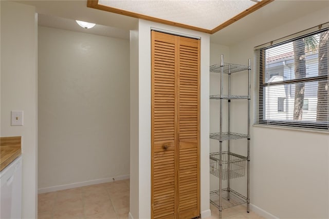2650 Countryside Blvd Unit C204, Clearwater, FL 33761 - bathroom with a closet, tile patterned floors, and vanity