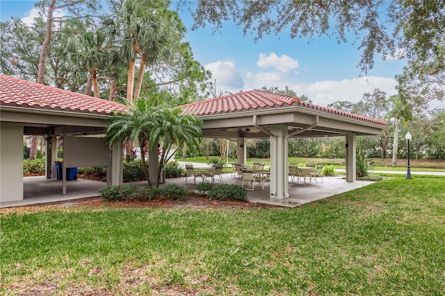 2650 Countryside Blvd Unit C204, Clearwater, FL 33761 - view of property's community featuring a gazebo, a yard, and a patio