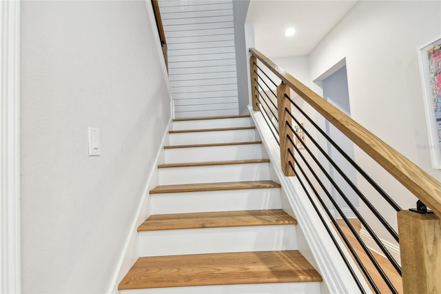 238 7th Ave S, Safety Harbor, FL 34695 - stairway featuring recessed lighting