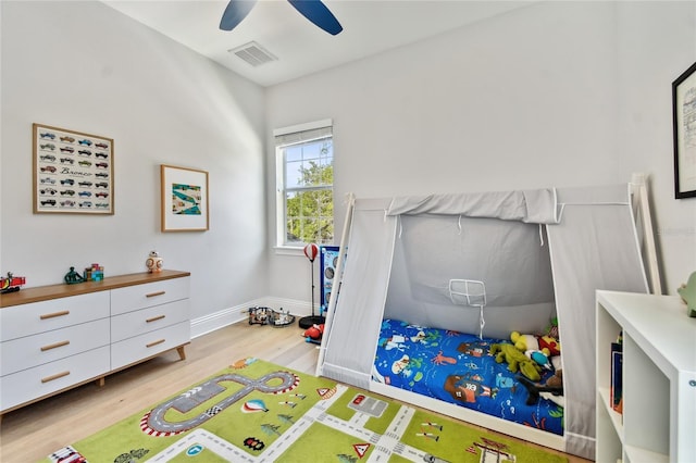 238 7th Ave S, Safety Harbor, FL 34695 - recreation room featuring wood finished floors and a ceiling fan