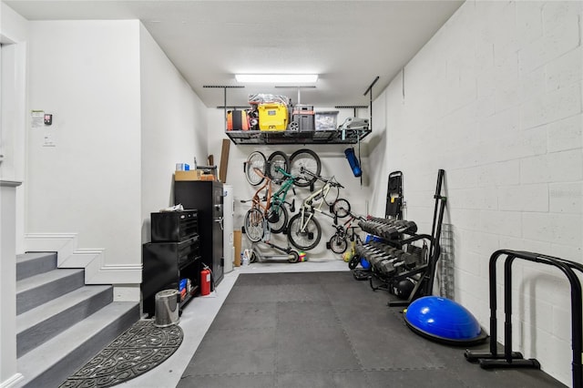 238 7th Ave S, Safety Harbor, FL 34695 - garage with concrete block wall