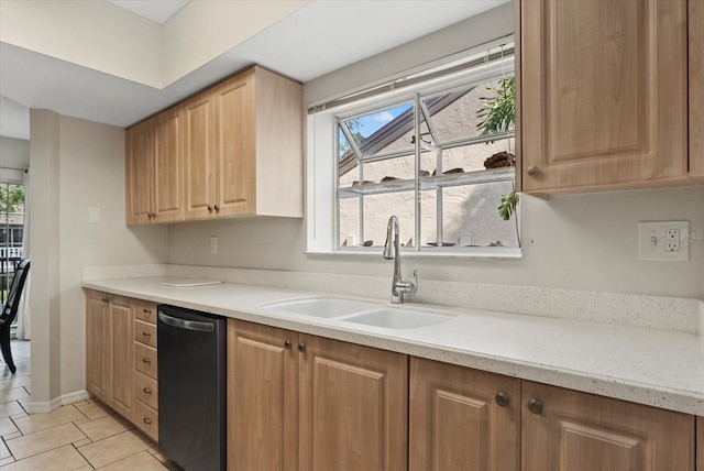 4777 Duhme Rd Unit 1D, Saint Petersburg, FL 33708 - kitchen featuring stainless steel dishwasher, light countertops, and plenty of natural light