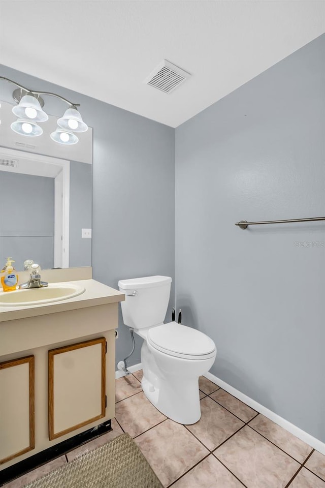 1715 Larabie Ct, Brandon, FL 33511 - half bath with vanity and tile patterned floors