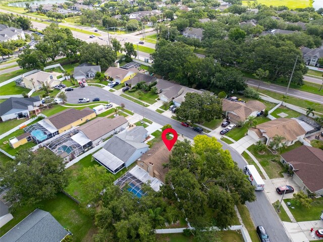 1715 Larabie Ct, Brandon, FL 33511 - aerial overview of property's location featuring nearby suburban area