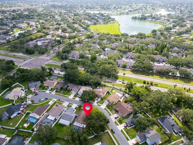 1715 Larabie Ct, Brandon, FL 33511 - aerial overview of property's location featuring a nearby body of water and nearby suburban area