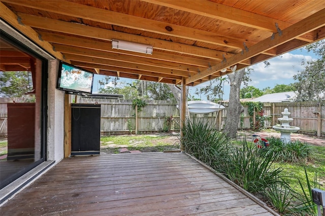 7470 Canterbury St, Spring Hill, FL 34606 - view of wooden deck