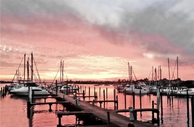 5082 Inshore Landings Dr, Apollo Beach, FL 33572 - dock featuring a water view