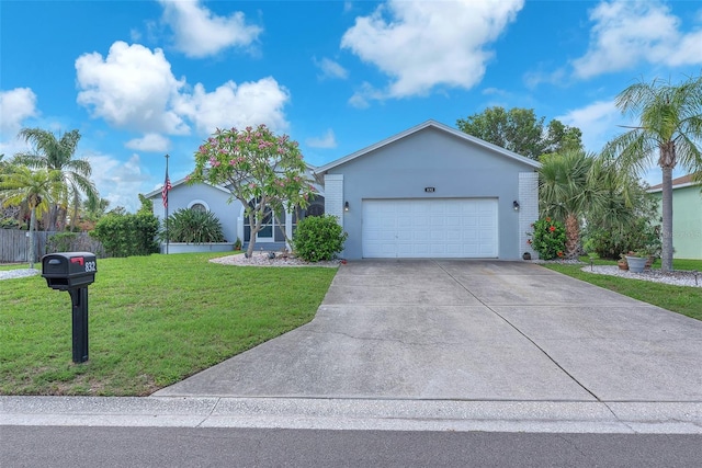 832 Birdie Way, Apollo Beach, FL 33572 - single story home with stucco siding, driveway, and a garage