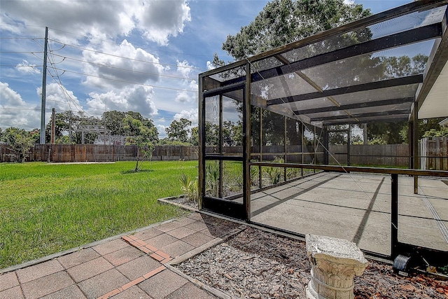 14047 Briardale Ln, Tampa, FL 33618 - fenced backyard with a patio area