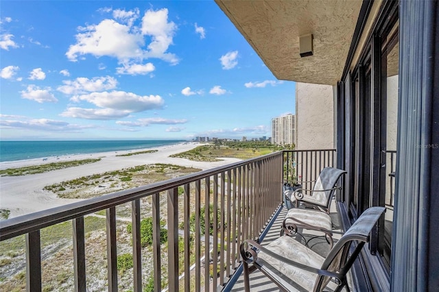 1290 Gulf Blvd Unit 702, Clearwater Beach, FL 33767 - balcony with view of water and beach